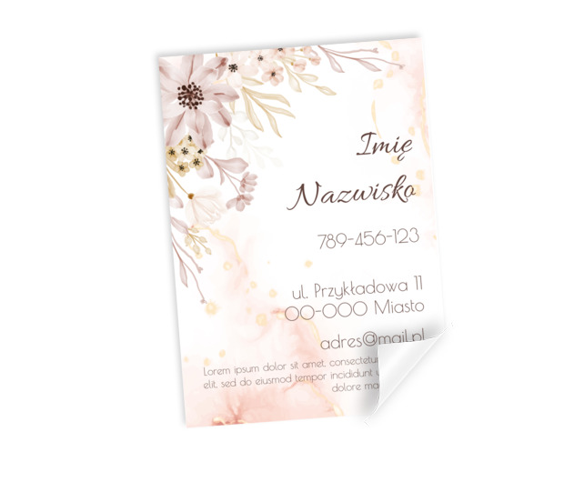 Przywołaj klientki kwiatami, Motywy, Roślinne - Plakaty Netprint szablony online