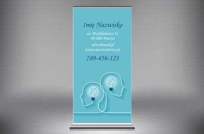 Wyróżnij się kolorem i grafiką, Medycyna, Lekarz - Roll-up Netprint