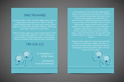 W pięknym, kojącym turkusie, Medycyna, Lekarz - Ulotki Netprint