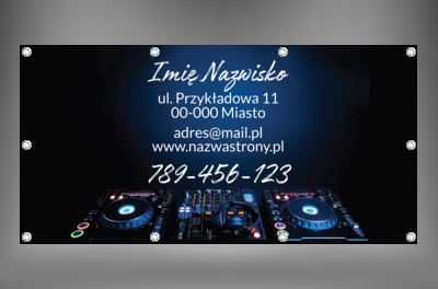 Zaproś sąsiadów na imprezę, Rozrywka, DJ - Banery Netprint