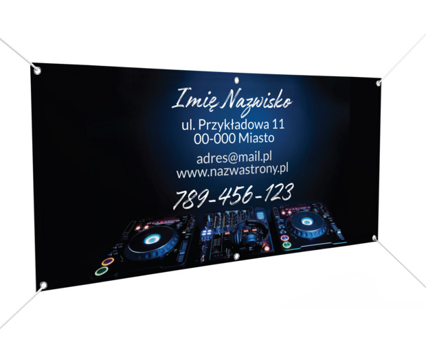 Zaproś sąsiadów na imprezę, Rozrywka, DJ - Banery Netprint szablony online