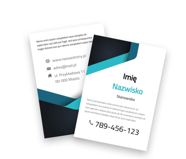 Asymetria jest ciekawa, Motywy, Uniwersalne - Ulotki Netprint szablony online