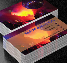 Tańczący ludzie w klubie, Rozrywka, Klub muzyczny - Wizytówki Netprint