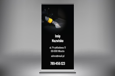 Nikt się nie oprze tej reklamie, Usługi domowe, Firma sprzątająca - Roll-up Netprint