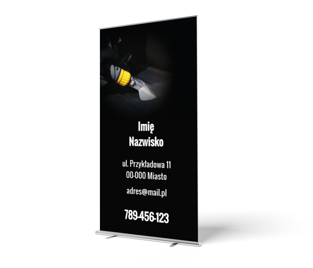 Nikt się nie oprze tej reklamie, Usługi domowe, Firma sprzątająca - Roll-up Netprint szablony online