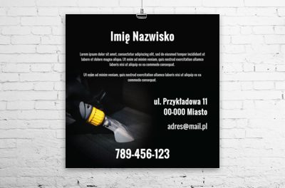 Promuj oryginalnie swoją markę, Usługi domowe, Firma sprzątająca - Plakaty Wielkoformatowe Netprint
