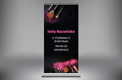 Skuteczna reklama z rozmachem, Zdrowie i uroda, Wizaż - Roll-up Netprint