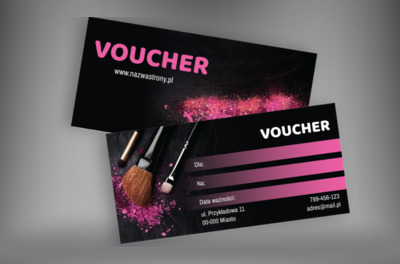 Reklama i prezent w jednym, Zdrowie i uroda, Wizaż - Vouchery Netprint