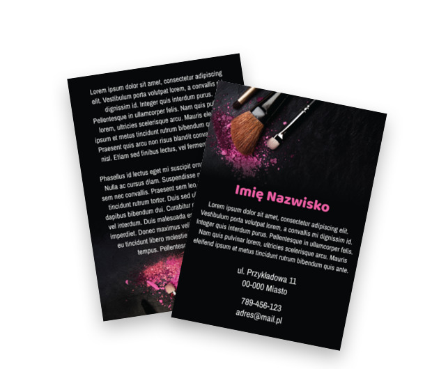 Pokaż wyczucie stylu, Zdrowie i Uroda, Wizaż - Ulotki Netprint szablony online