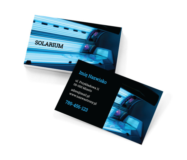 Ciepło, przyjemnie – zapraszamy!, Zdrowie i uroda, Salon kosmetyczny - Wizytówki Netprint szablony online