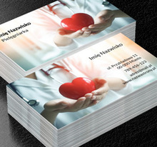 Z dbałości o serca, Medycyna, Służba zdrowia - Wizytówki Netprint