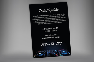 Czas na wyjątkową zabawę, Rozrywka, DJ - Plakaty Netprint