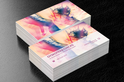 Tańczące kobiety, Rozrywka, Dyskoteka - Wizytówki Netprint