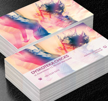 Tańczące kobiety, Rozrywka, Dyskoteka - Wizytówki Netprint