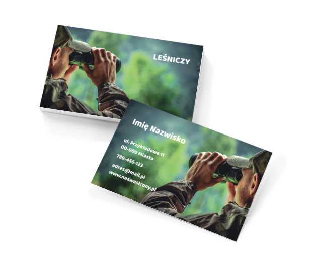 Jesteś najbliżej natury, Środowisko i Przyroda, Ochrona Środowiska - Wizytówki Netprint szablony online