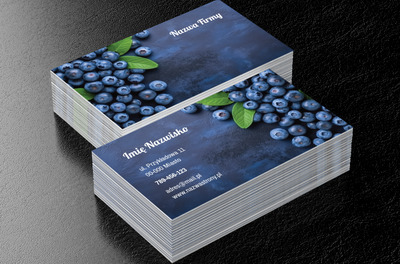 Z szacunku do zasobów naturalnych, Motywy, Roślinne - Wizytówki Netprint