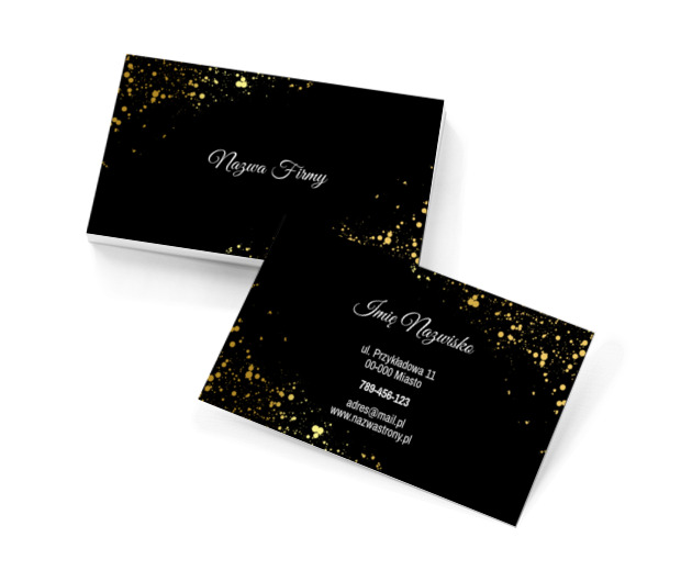 Wytworna zapowiedź wysokiej jakości, Motywy, Glamour - Wizytówki Netprint szablony online