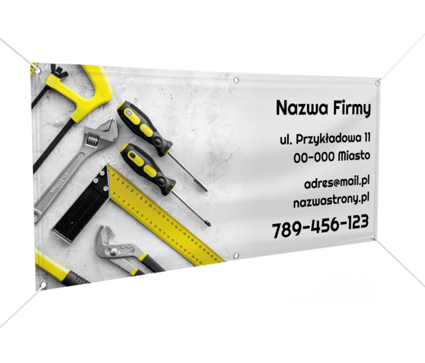 To baner, który przyciąga, Budownictwo, Remont i Wykończenia - Banery Netprint szablony online