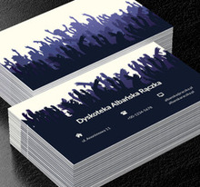 Tłum tańczących ludzi, Rozrywka, Dyskoteka - Wizytówki Netprint