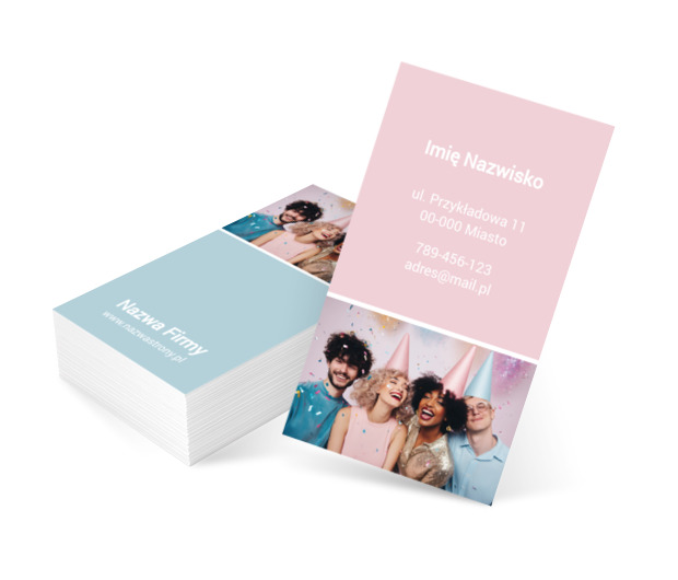 Z wami nie ma nudy, Rozrywka, Organizator imprez - Wizytówki Netprint szablony online