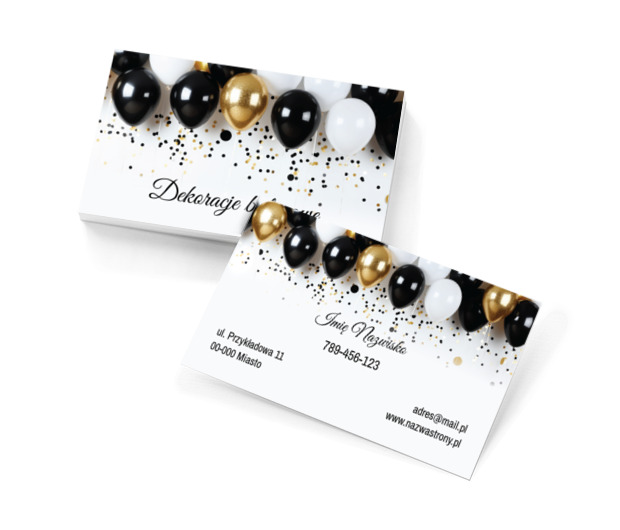 Zapowiedź udanej imprezy, Usługi domowe, Handmade - Wizytówki Netprint szablony online