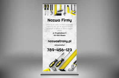 Jak reklama to z rozmachem, Budownictwo, Remont i wykończenia - Roll-up Netprint