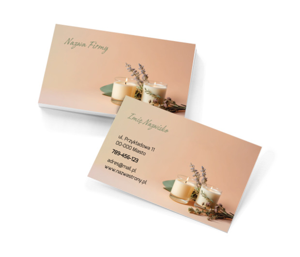 Pełen relaks? Tylko u was!, Usługi domowe, Handmade - Wizytówki Netprint szablony online