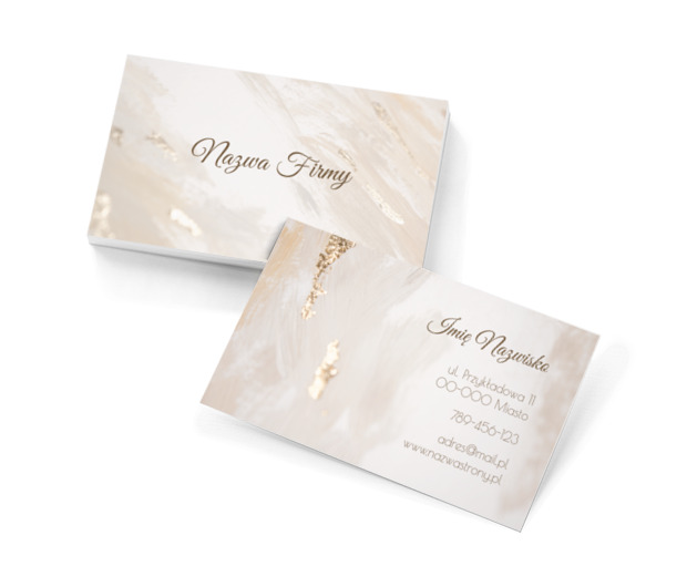 Pokaż się w wersji glamour, Motywy, Tła i tekstury - Wizytówki Netprint szablony online