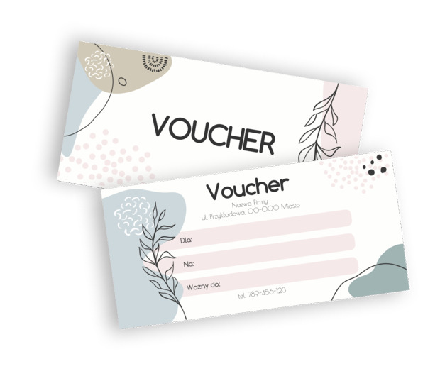 Prezent z doskonałym wyglądem, Motywy, Uniwersalne - Vouchery Netprint szablony online