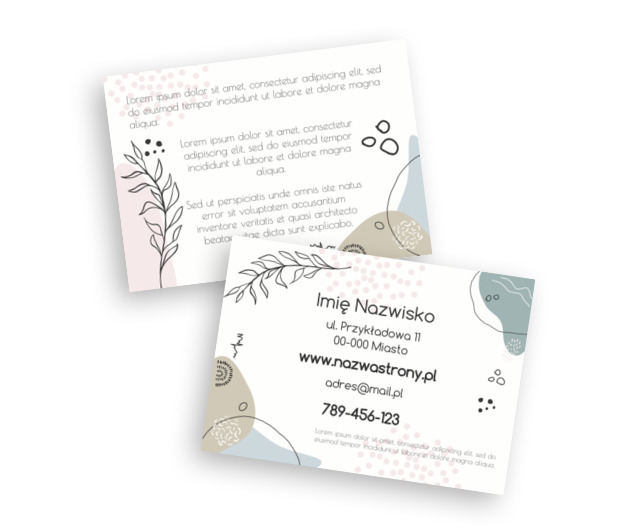 Reklama ładnie oprawiona, Motywy, Uniwersalne - Ulotki Netprint szablony online