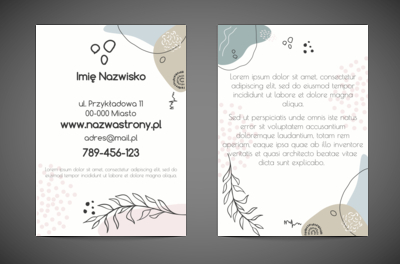 Przyjemne pastele na reklamę, Motywy, Uniwersalne - Ulotki Netprint