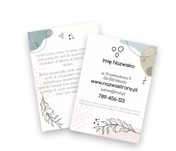 Przyjemne pastele na reklamę, Motywy, Uniwersalne - Ulotki Netprint szablony online