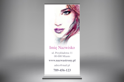 Pięknem zawsze przyciągniesz , Motywy, Glamour - Roll-up Netprint