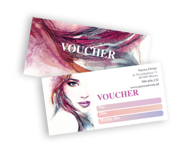 Bardzo efektowny prezent, Motywy, Glamour - Vouchery Netprint szablony online