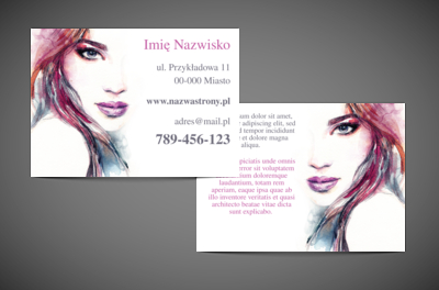 Ładnie wyeksponowane informacje, Motywy, Glamour - Ulotki Netprint