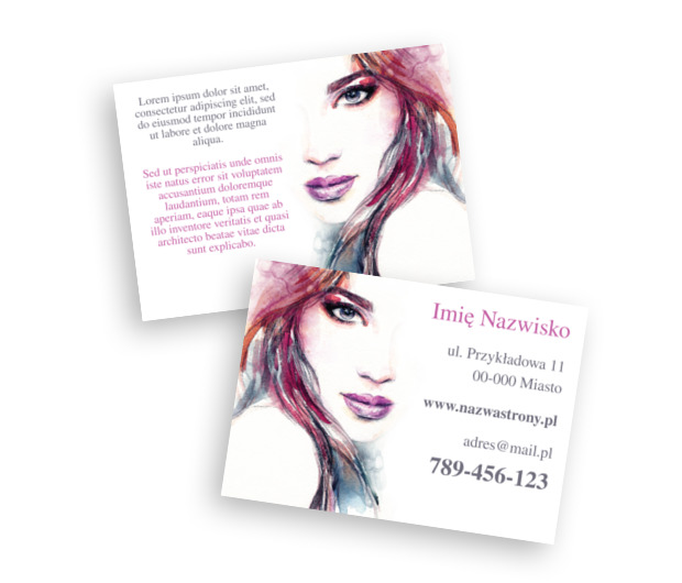 Ładnie wyeksponowane informacje, Motywy, Glamour - Ulotki Netprint szablony online