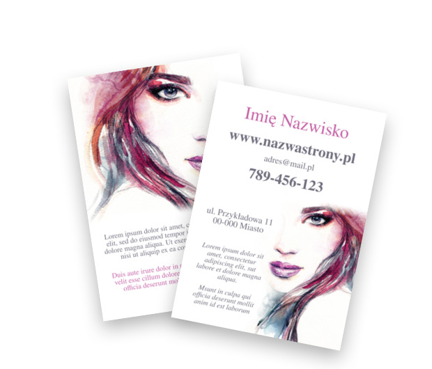 Po prostu piękna ulotka, Motywy, Glamour - Ulotki Netprint szablony online