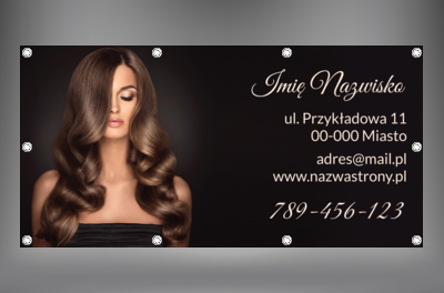 Panie będą zachwycone, Zdrowie i uroda, Salon fryzjerski - Banery Netprint