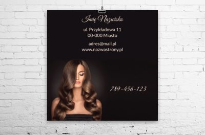 Doskonała oprawa twojej marki, Zdrowie i uroda, Salon fryzjerski - Plakaty Wielkoformatowe Netprint