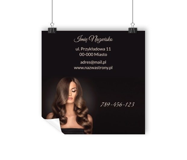 Doskonała oprawa twojej marki, Zdrowie i uroda, Salon fryzjerski - Plakaty Wielkoformatowe Netprint szablony online