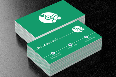 Nutka na płycie, Rozrywka, Dyskoteka - Wizytówki Netprint