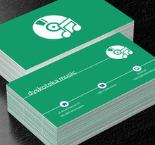 Nutka na płycie, Rozrywka, Dyskoteka - Wizytówki Netprint