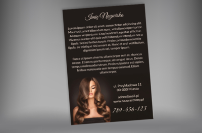 Twoja reklama rozjaśni otoczenie, Zdrowie i uroda, Salon fryzjerski - Plakaty Netprint