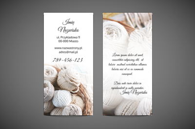 Pastelowa, ale intensywna, Usługi domowe, Handmade - Ulotki Netprint