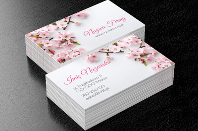 Kwiatowo, owocowo i energetycznie, Motywy, Roślinne - Wizytówki Netprint