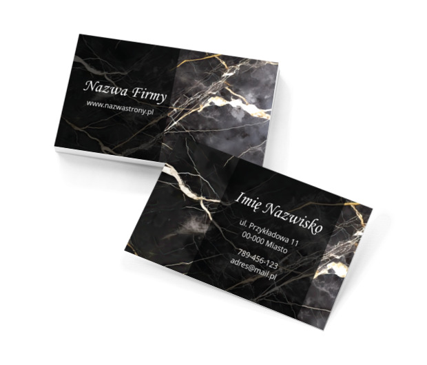 Reklamuj się prestiżowo, Motywy, Glamour - Wizytówki Netprint szablony online