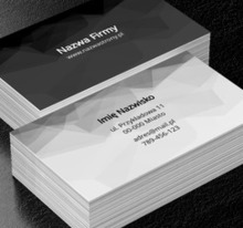 Reklamuj się modnie, Motywy, Abstrakcja - Wizytówki Netprint