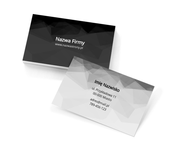 Reklamuj się modnie, Motywy, Abstrakcja - Wizytówki Netprint szablony online