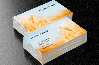 Twoje uprawy-gwarancja jakości, Motywy, Roślinne - Wizytówki Netprint