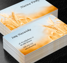 Twoje uprawy-gwarancja jakości, Motywy, Roślinne - Wizytówki Netprint